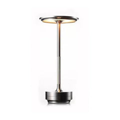 GlowTap - LED-Tischlampe in Silber