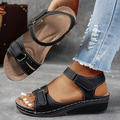 Marijke™ | Bequeme orthopädische Sandalen in Schwarz