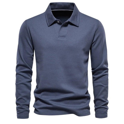 Herren Lässiger Polo | Langarm