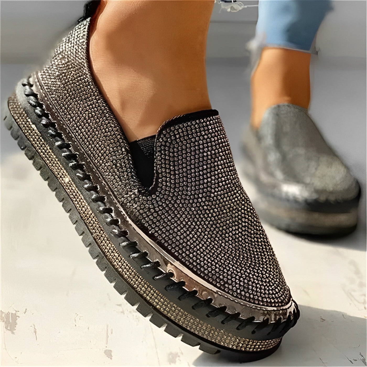 Candy Gem - Funkelnde Diamant-Loafer