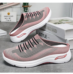 Quenby - Slip-On-Sneaker aus Strick, komfortable Passform in Pink