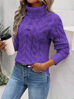 Vicky™ | Knit Sweater in Lila