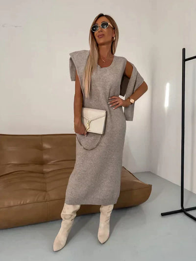 DAISY - KOORDINIERTES HOCHGESCHLOSSENES KLEID