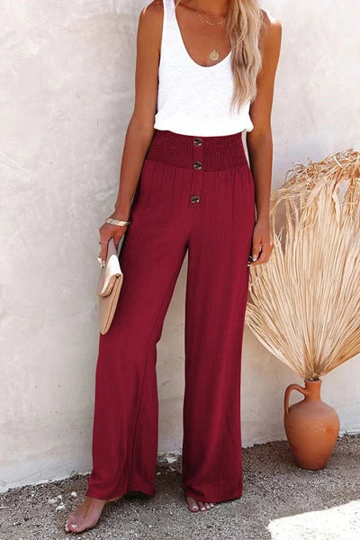 Waltraud®️ | Hohe Taille Relaxed Hosen