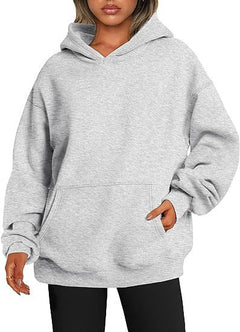 FEMMEHAUS CloudSoft Hoodie (1 +1 GRATIS) in Hellgrau