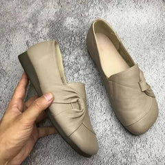 Ophelia® | Weiche Lederschuhe für Damen in Beige