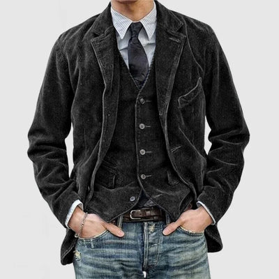 Cord-Blazer und -Weste für Männer