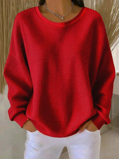 Xanthea - Softtouch-Langarmshirt in Rot