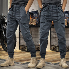 Marc | Elastische Cargo-Hose in Grau