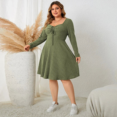 Meike - Strickwaren - Langärmeliges Kleid
