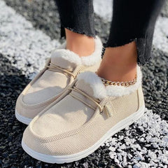 Colleen -  Warme Und Rutschfeste Winterschuhe in Beige