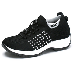 MotionEase - Komfortschuhe - Laufschuhe in Schwarz / Weiß