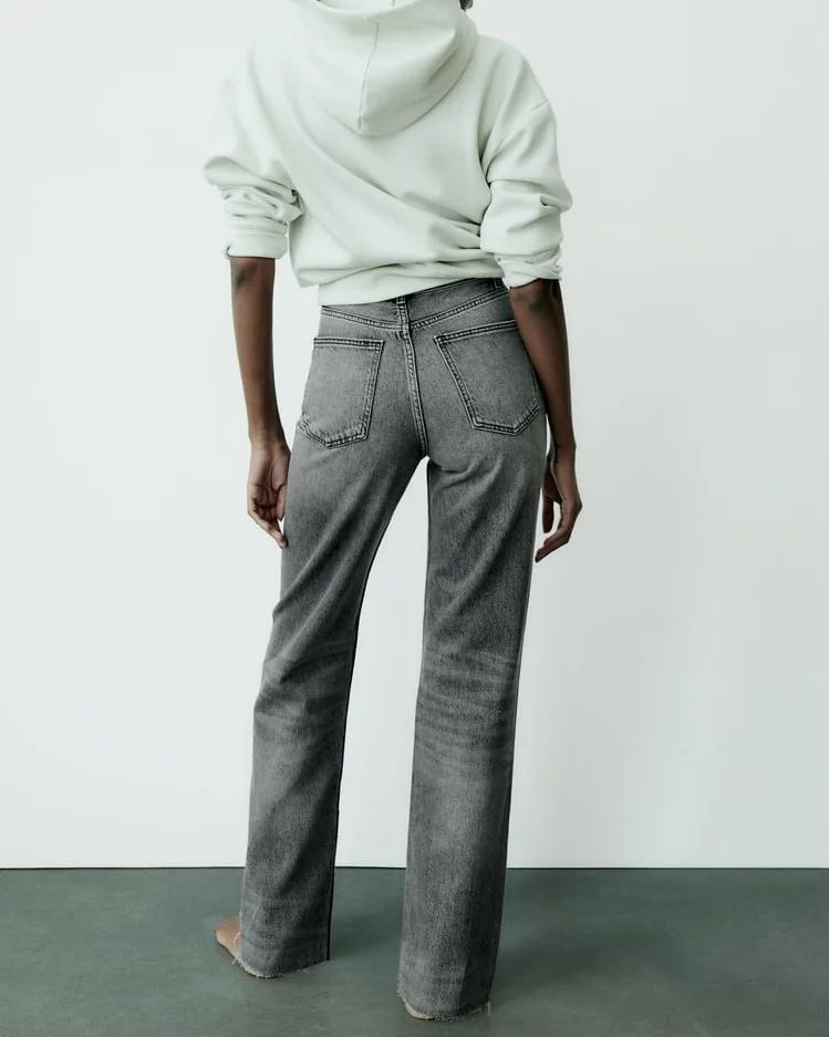 Blytthe - Lässige Denim-Hose - Gerader Schnitt