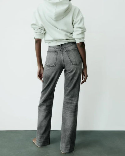 Blytthe - Lässige Denim-Hose - Gerader Schnitt