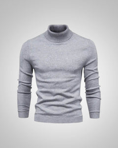George | Herren Slim Fit Rollkragenpullover in Grau