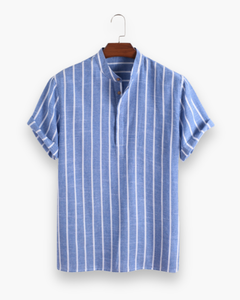 Herren Klassisches Shirt | Zeitloses Design in Blau