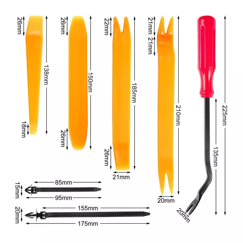 SicherClip™ Langlebige Mühelose Autoreparaturen