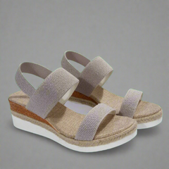 Selena | Orthopädische Sandalen mit echtem Komfort in Grau