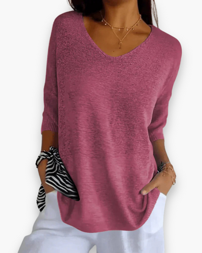 Damen Elegantes Entspanntes Oberteil | Vielseitig