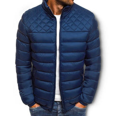 René™ - Luxus Winterjacke in Marineblau