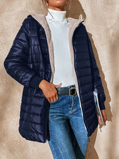 ALICE™ | LANGE FREIZEITJACKE in Marineblau