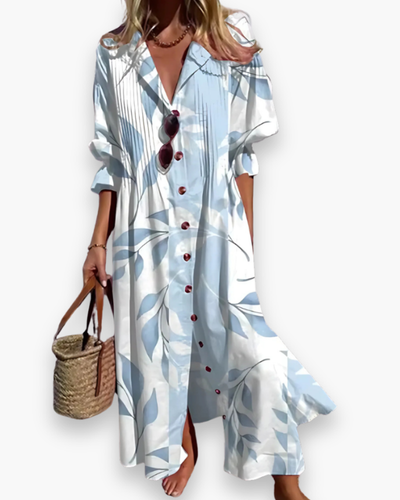 Damen Elegantes Vintage Maxikleid | Maxi Kleid für Festliche Anlässe