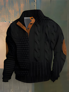 Auric | Unkomplizierter und schicker Winterpullover in Schwarz