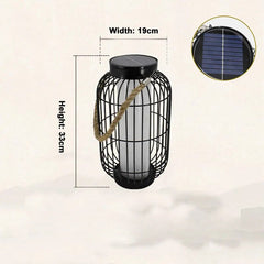 Solstice - Solar-LED-Lampe in Schwarz