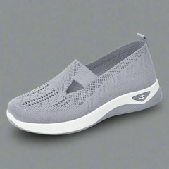 Krimhildis | Modische, Atmungsaktive Sportschuhe für den Frühling in Grau