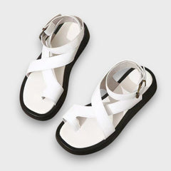 Nora – Gladiator Sandalen in Weiß