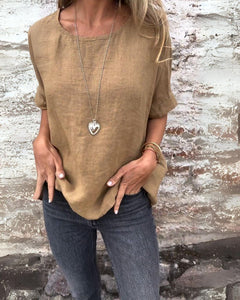 Anne™ | Essential T-Shirt in Braun