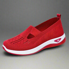 Krimhildis | Modische, Atmungsaktive Sportschuhe für den Frühling in Rot