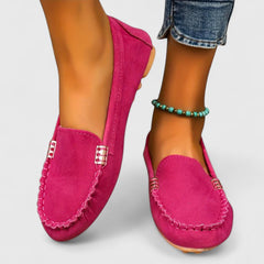Lillian | Gummisohle Flexibel Ballerinas in Rosa
