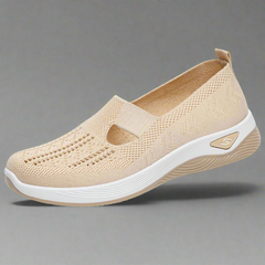 Krimhildis | Modische, Atmungsaktive Sportschuhe für den Frühling in Beige
