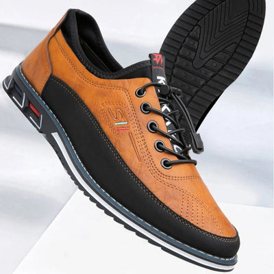 Zweifarbige Schnürsneaker für Herren