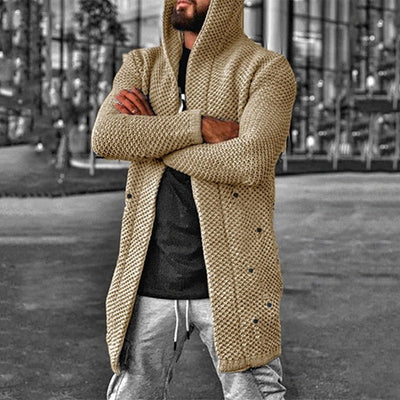 Strickjacke mit Kapuze für Männer