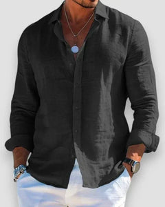 Viktor Bluse in Nero