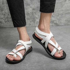 Nola® | Stilvolle Ledersandalen in Weiß