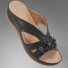 Sibindra | Orthopädische Sandalen für empfindliche Füße in Schwarz
