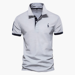 Ben | Premium Casual Polohemd in Grau