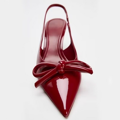 Daria - Niedrige Damenschuhe mit Schleife