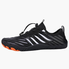 Unisex Barfuß schuhe mit elastischem Verschluss für Outdoor-Aktivitäten in Schwarz 1