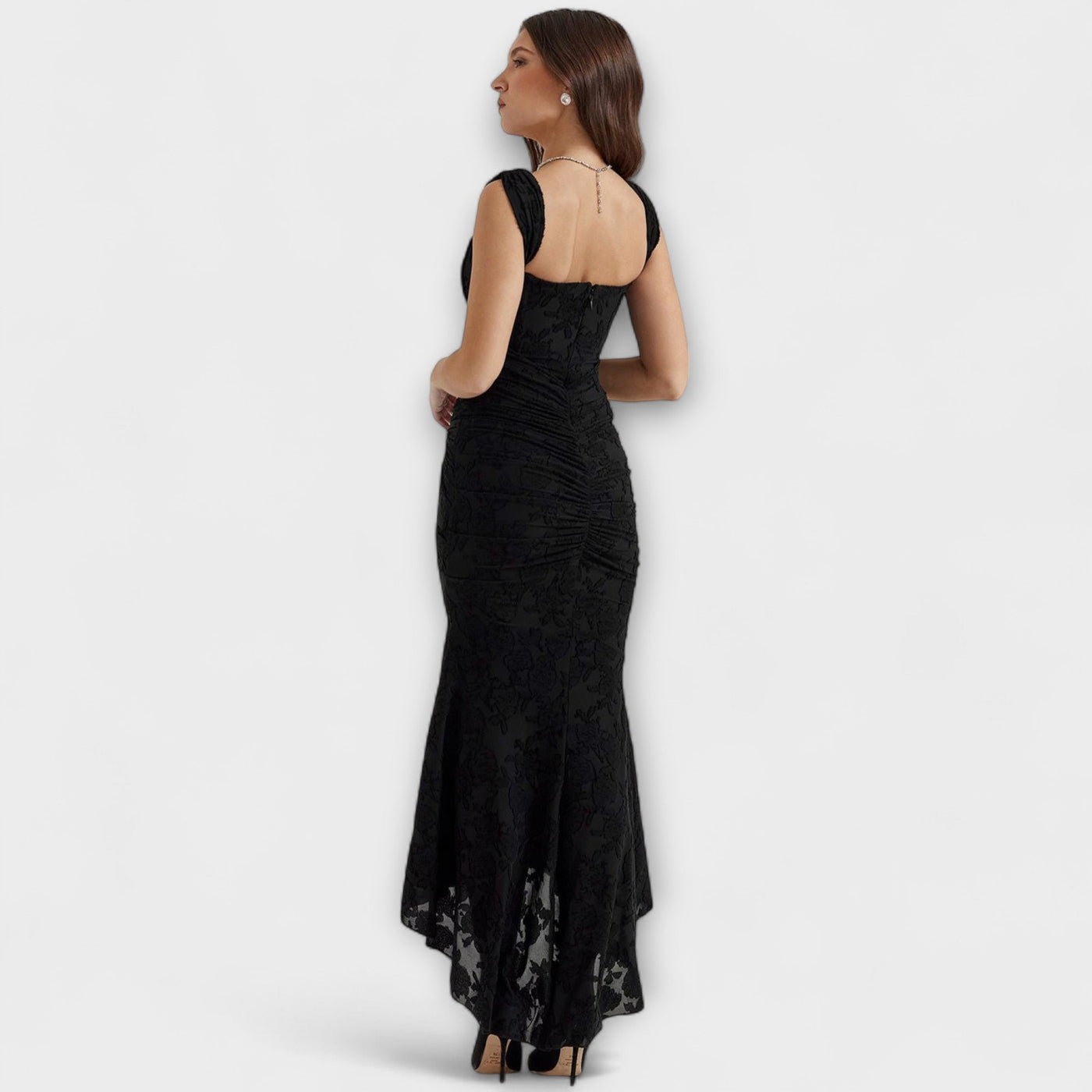 Renske - Stilvolles Maxikleid mit kunstvollem Korsett