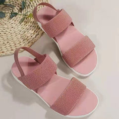 Susan® | Die Keilsandale in Rosa
