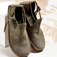 Noel - vielseitige Damenschuhe aus Leder in Grün