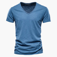 Leichtes Sommerhemd - Für Herren mit Kurzarm & Komfort in Blau