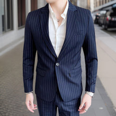 Eleganter Hochzeitsgastanzug Herren | Hochzeit, Business und Ereignis in Marineblau