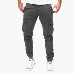 Bequeme Herren Cargo Jogger - Stilvolles Design für Jeden Anlass in Dunkelgrau