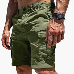 Cargo Shorts für Herren – Outdoor, Freizeit & Mehrtaschen Stil in Grün