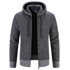 Alarik - Strickjacke für Männer in Grau
